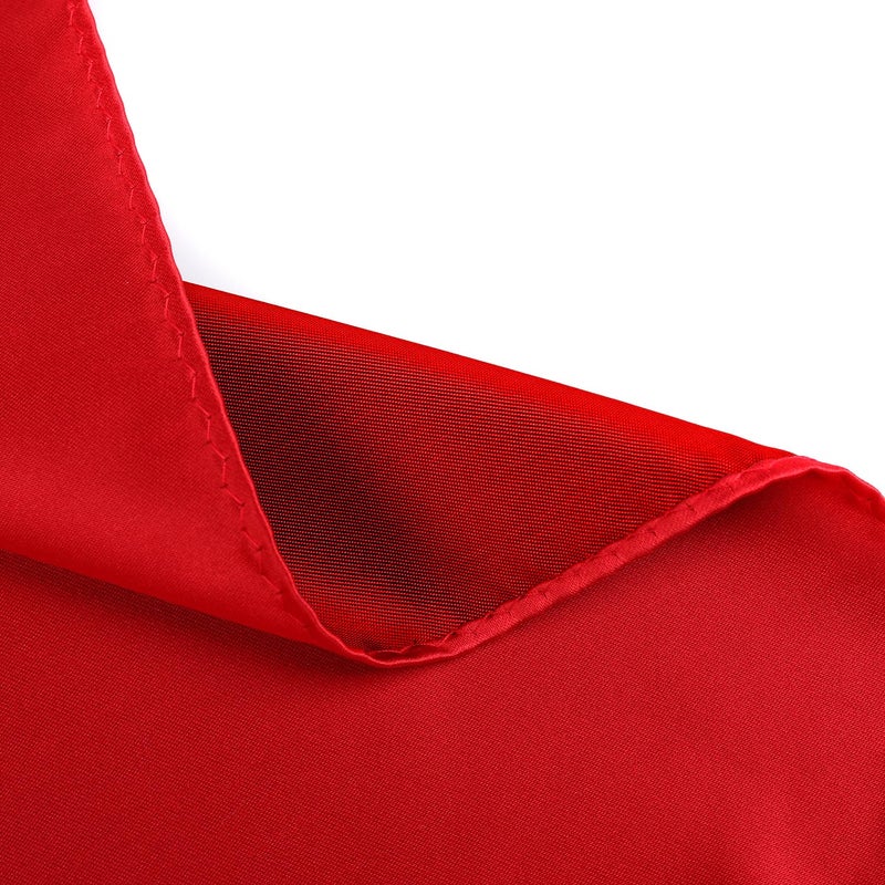 fortunatever Mens Red Satin Pocket Square - Image 2